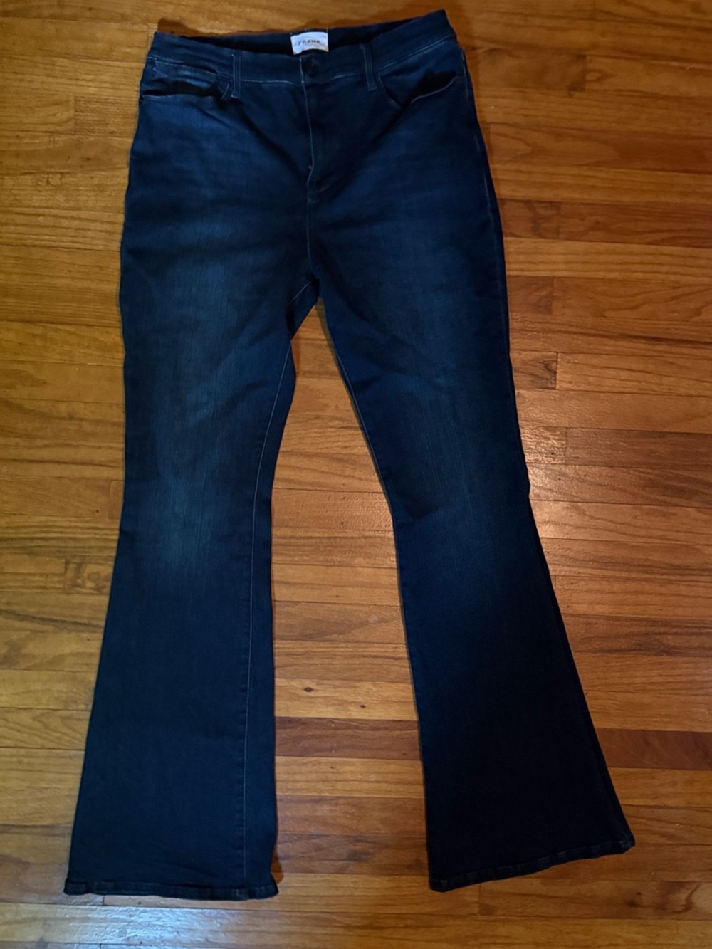 Frame Denim Dark Blue Flare Jeans